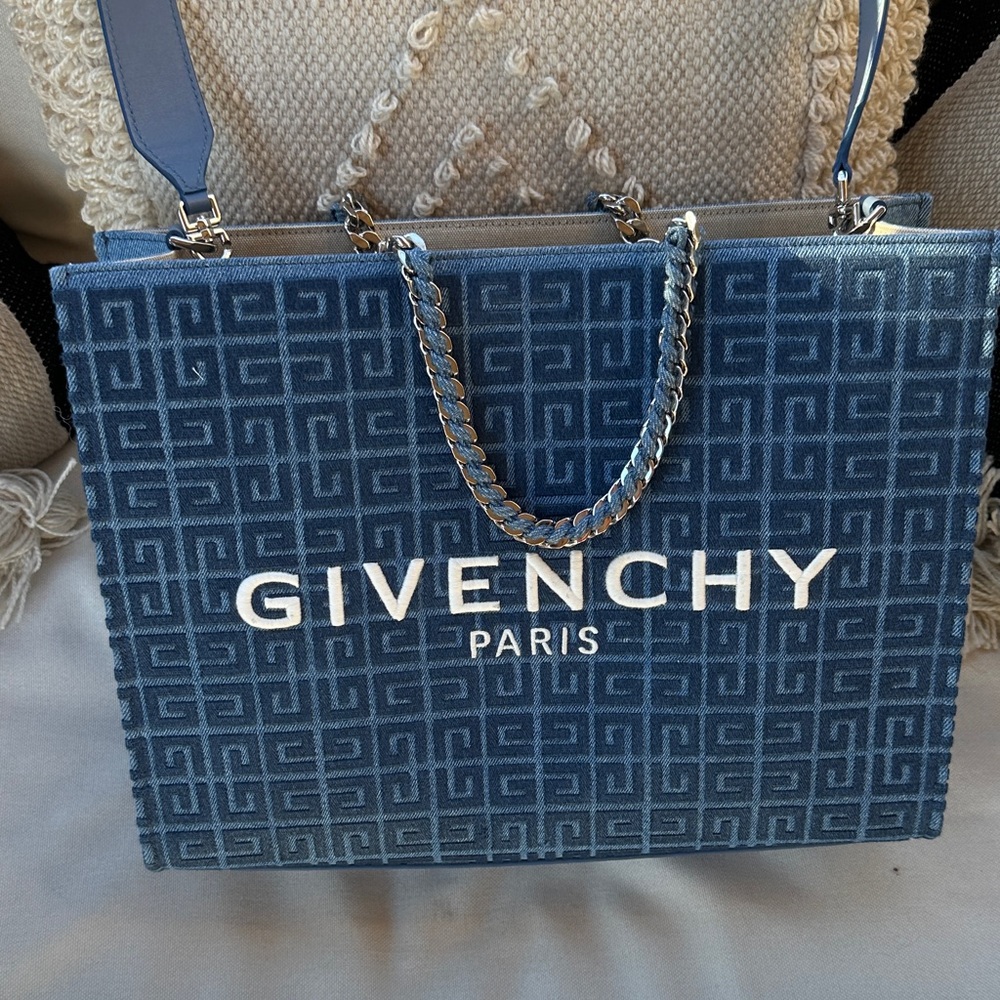 Givenchy Blue Patterned Shoulder Bag - Picture 13 of 13